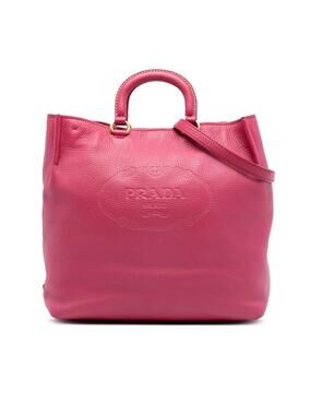 Prada Vitello Daino Canapa Logo Open #308340P43B